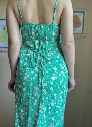 Миди сарафан платье в цветочек3 фото