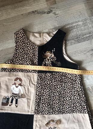 Леопардовий сарафан4 фото