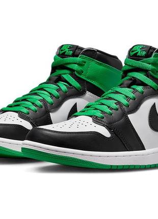 Кроссовки jordan 1 retro high og lucky green4 фото