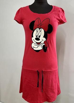 Плаття h&m disney 36/s червона з мінні/міккі  маус сукня