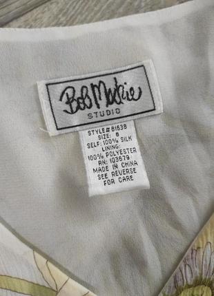 Bob marlie шовковий топ блузу з шовку з рюшами і воланами3 фото