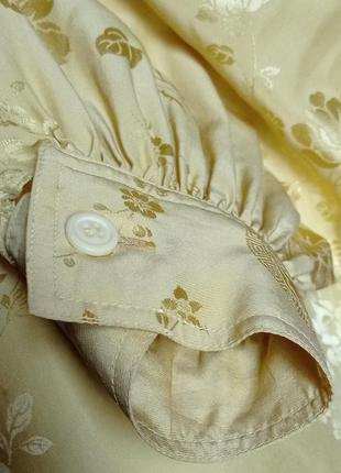 Яркое шелковое винтажное платье 1970роков rizkallah for malcolm starr,p.uk 12,гонг-конг8 фото
