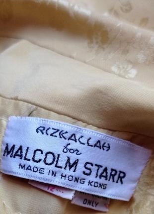 Яркое шелковое винтажное платье 1970роков rizkallah for malcolm starr,p.uk 12,гонг-конг5 фото