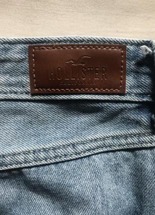 Джинсова міні спідниця w28 бренд hollister 5