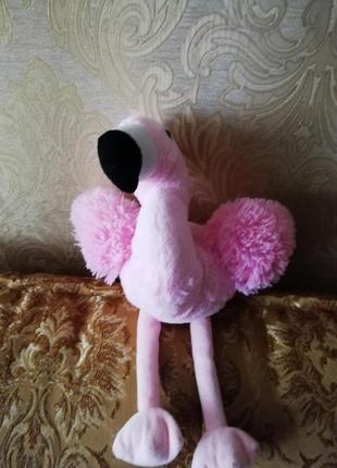 Фламинго игрушка мягкая3 фото