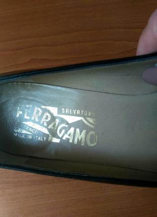 Туфлі  long salvatore ferragamo б/у7 фото