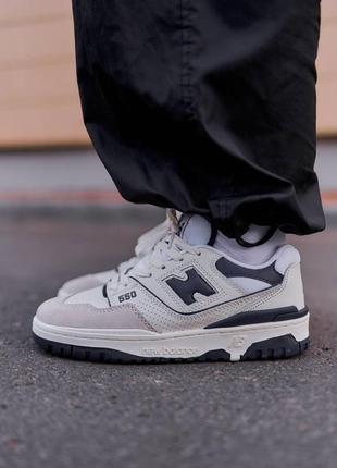 Кроссовки на лето new balance 550 navy blue