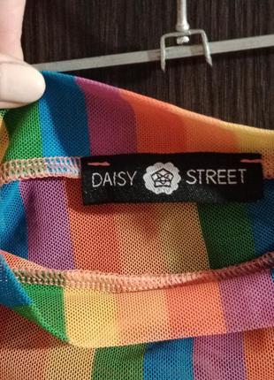 Боди радужное сетчатое deisy street