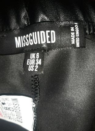 Лосины легинсы кожаные missguided3 фото