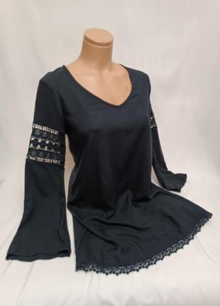 Платье короткого черного цвета h&m 34/xs,/s