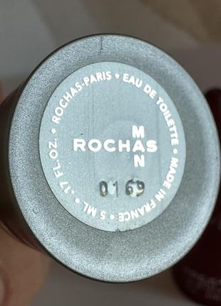 Rochas man туалетна вода вінтаж мініатюра оригінал!6 фото