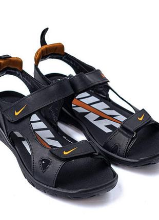 Чоловічі шкіряні сандалі nike Brown ns or