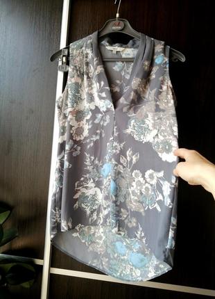 Шикарная, новая блуза блузка цветы. next4 фото