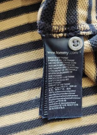 Мужское поло tommy hilfiger оригинал в полоску xl5 фото