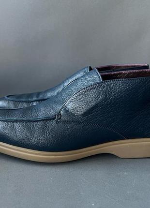Stemar malta ankle boots navy шкіряні черевики