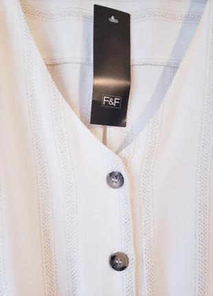 Новая натуральная блуза f&amp;f 22 u92 фото