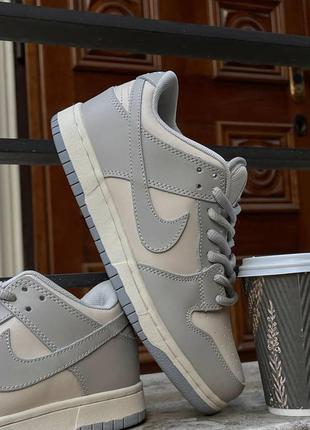 Кросівки nike air force grey beige (весна-літо-осінь)10 фото