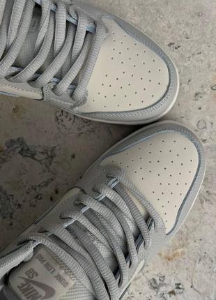 Кросівки nike air force grey beige (весна-літо-осінь)6 фото