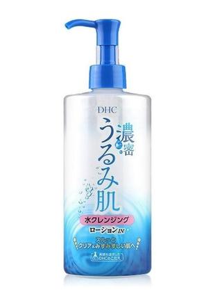 Очищающий лосьон для глубокого увлажнения dhc deep moistening water cleansing lotion, 290 мл.