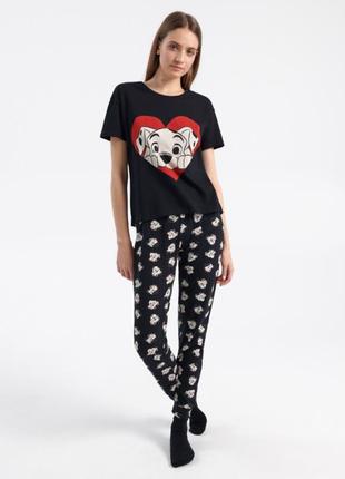 S/м/l нова фірмова жіноча піжама домашній костюм house 101 далматинець disney house