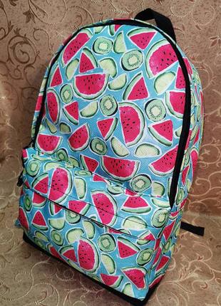 1 шт!! школьный рюкзак, детский рюкзак с принтом, яркий рюкзак, спортивный рюкзак, портфель, сумка, рюкзак с арбузом3 фото