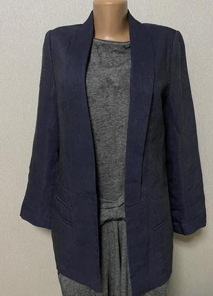 Женский пиджак блейзер лен вискоза2 фото