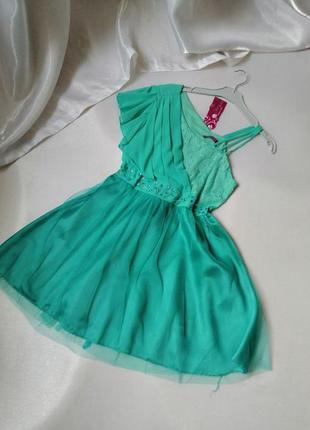 Плаття з атласною підкладкою стразами шифон ніжна сітка всі сукні йдуть по розпродажу з дефектами де3 фото