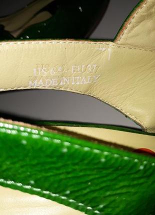 Итальянские кожаные летние туфли с открытой пяткой you by crocs2 фото