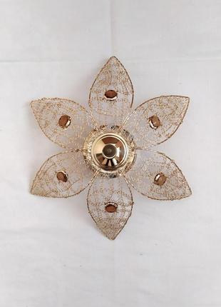 Стельова люстра світильник на 2 лампи — можливий монтаж на стіну як бра