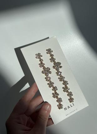 Шикарные блестящие сережки nali6 фото
