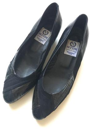 Вінтажні шкіряні туфлі 37 рр італія
