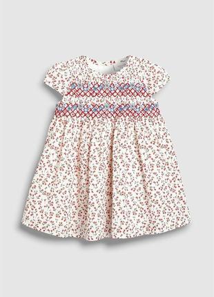 Сукня вишивка в квітковий принт від next