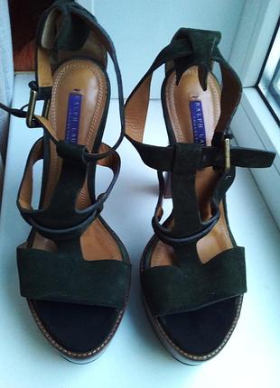 Босоножки маршевые на высоком каблуке ralph lauren 1 линия