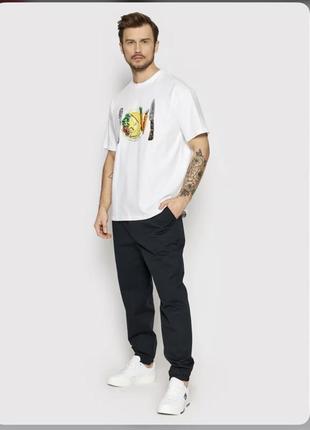 Чорні джинси джогери штаничорні h&m jogger pull-on regular fit