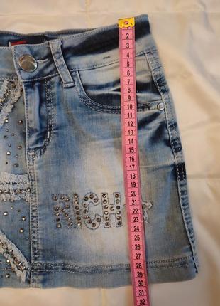 Юбка спідниця джинсова 1285 фото