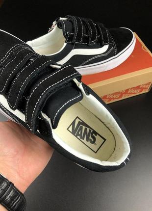 Чоловічі замшеві кеди на ліпучках Plimsolls VANS Classic Slip-On VN0A4UH830Y1 Checkerbrd Dlphnmbltrwht 🆕 кеди ванс олд скул3 фото