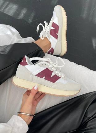 Кросівки new balance 237 grey burgundy