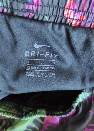 Новые шорты nike dry fit яркий принт в тропические цветы оригинал найк5 фото