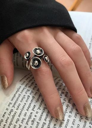 Кільце кольцо колечко срібло s925 акцентне срібне стильне модне нове