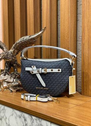 Сумка маленькая черная женская в стиле michael kors сумка майкл корс клатч кросс-боди