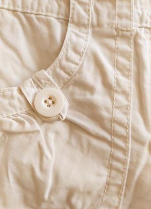 Качественные белые коттоновые шорты h&amp;m, р-р 385 фото
