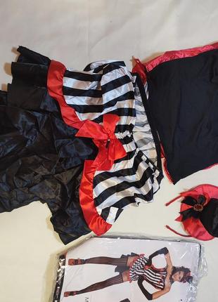 Бурлеск, кабаре, вампір, карнавальний костюм на хеллоуїн, еротичний костюм5 фото