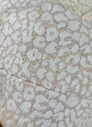 Костюм orsay пиджак и юбка 36 s, молочный с пудрой, на молнии, нарядный, праздничный