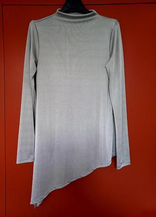 Космическая блуза цвета серебра zara2 фото