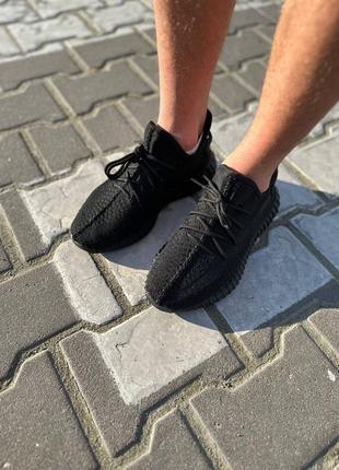 Кроссовки adidas yeezy boost 350 black9 фото