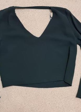 Блузка з розкльошеним рукавом zara2 фото