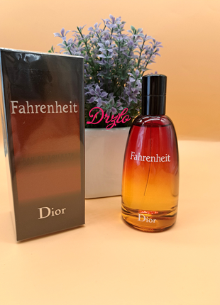 💋оригінал 💋100 мл dior fahrenheit eau de toilette