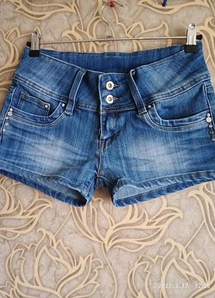 (489) отличные  стрейчевые шорты monday  denim размер  м/38