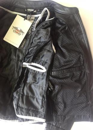 Кожаная куртка harley davidson женская, размер xs.оригинал!9 фото