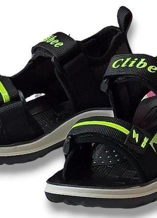 Открытыте спортивные босоножки сандали 556 летняя обувь для мальчика clibee клиби р.262 фото